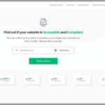 Accessibility checker website interface scanning for 508 compliance