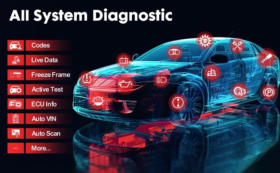 Autel DS808K all system diagnostic tool for vehicle health checks