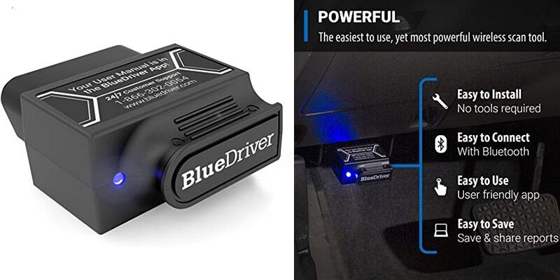 The BlueDriver scan tool device