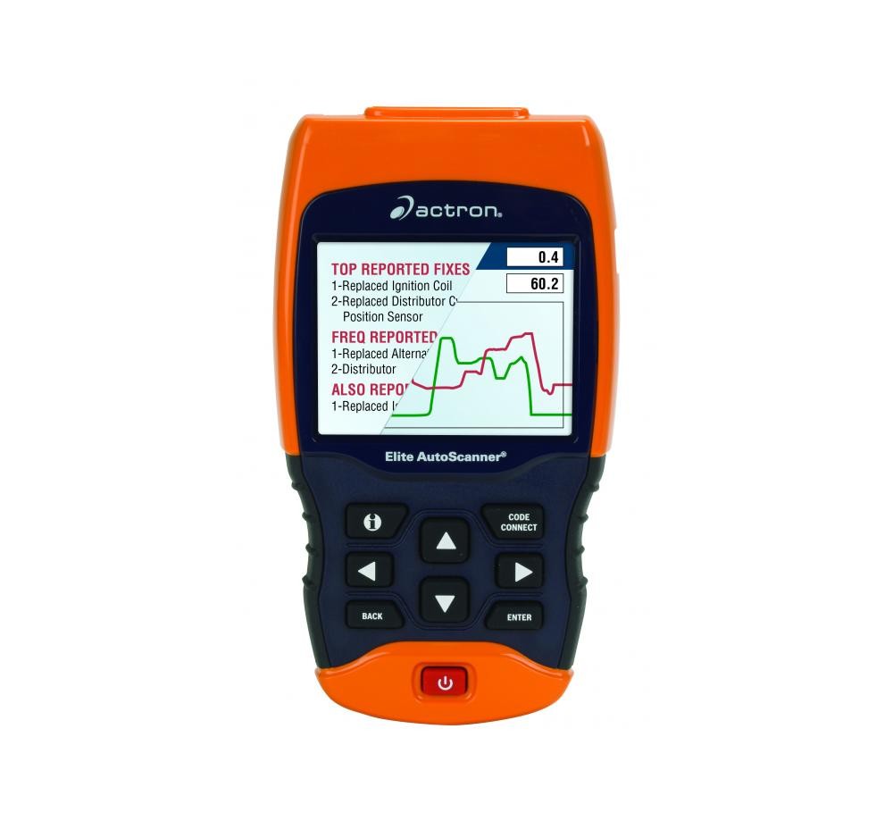 Actron Elite AutoScanner CP9690 screen displaying diagnostic data