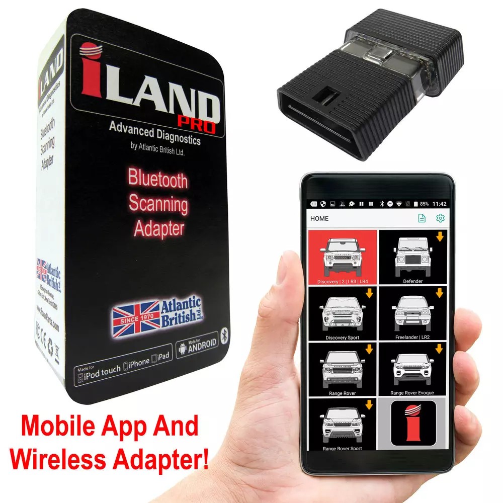 iLAND Pro App Interface on Mobile Device