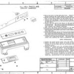 Blueprint scan comparison showcasing original print versus enhanced digital image after using Colortrac blueprint scan tool software, demonstrating superior image quality.