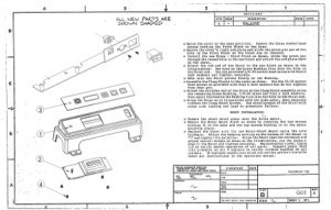 Blueprint scan comparison showcasing original print versus enhanced digital image after using Colortrac blueprint scan tool software, demonstrating superior image quality.